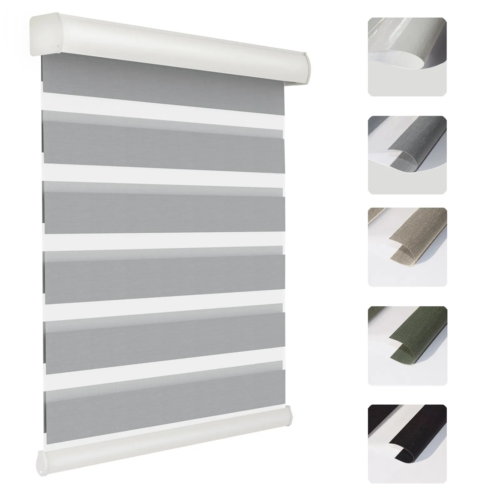 Cordless zebra day & night shade, cut to your width