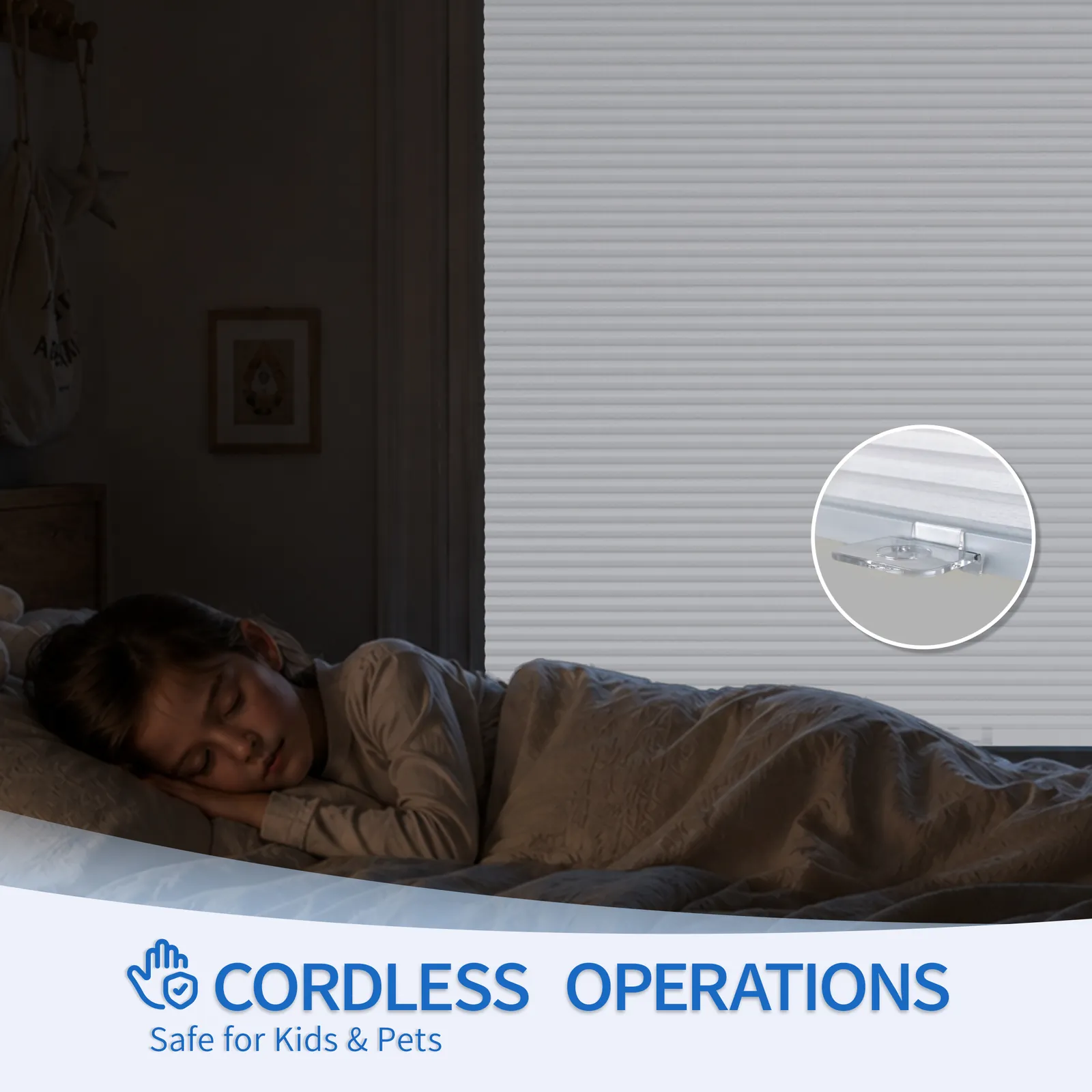 Cordless operation — safe for kids and pets